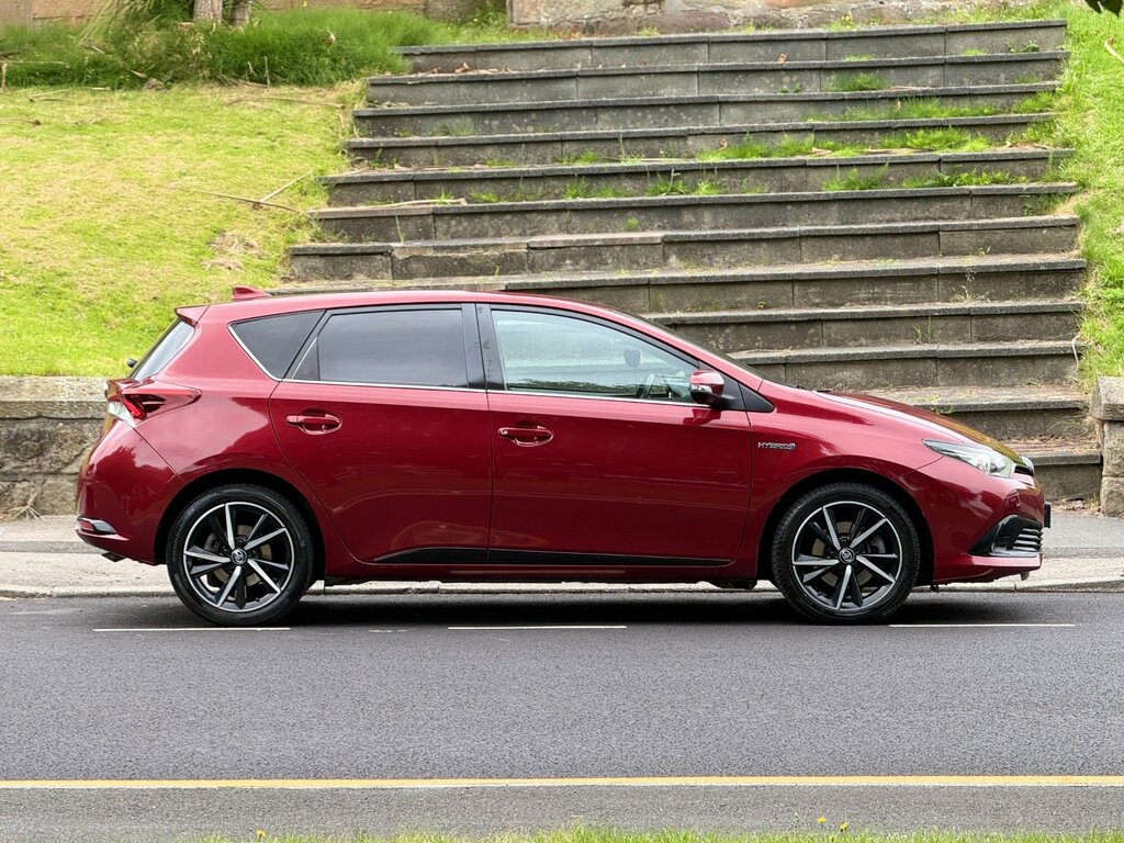 Toyota Auris 1.8 Vvt-h Design Hatchback Hybrid Cvt E Red #5