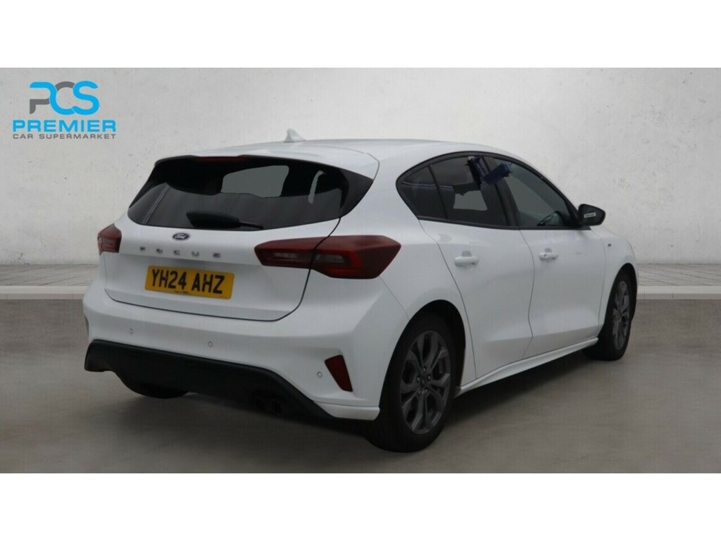 Ford Focus T Ecoboost Mhev St-line YH24AHZ White #4