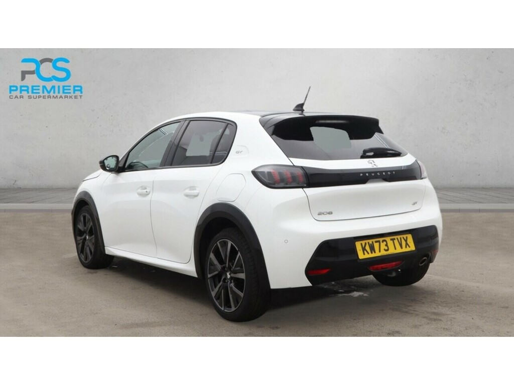 Peugeot 208 Puretech Gt White #6