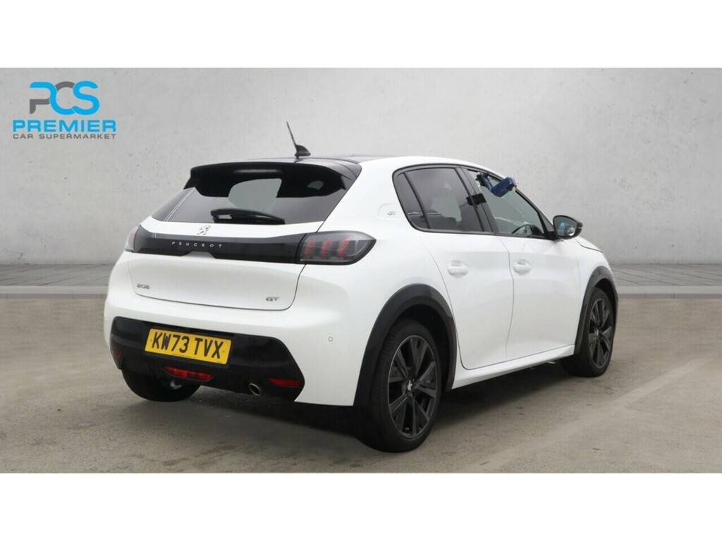 Peugeot 208 Puretech Gt White #4