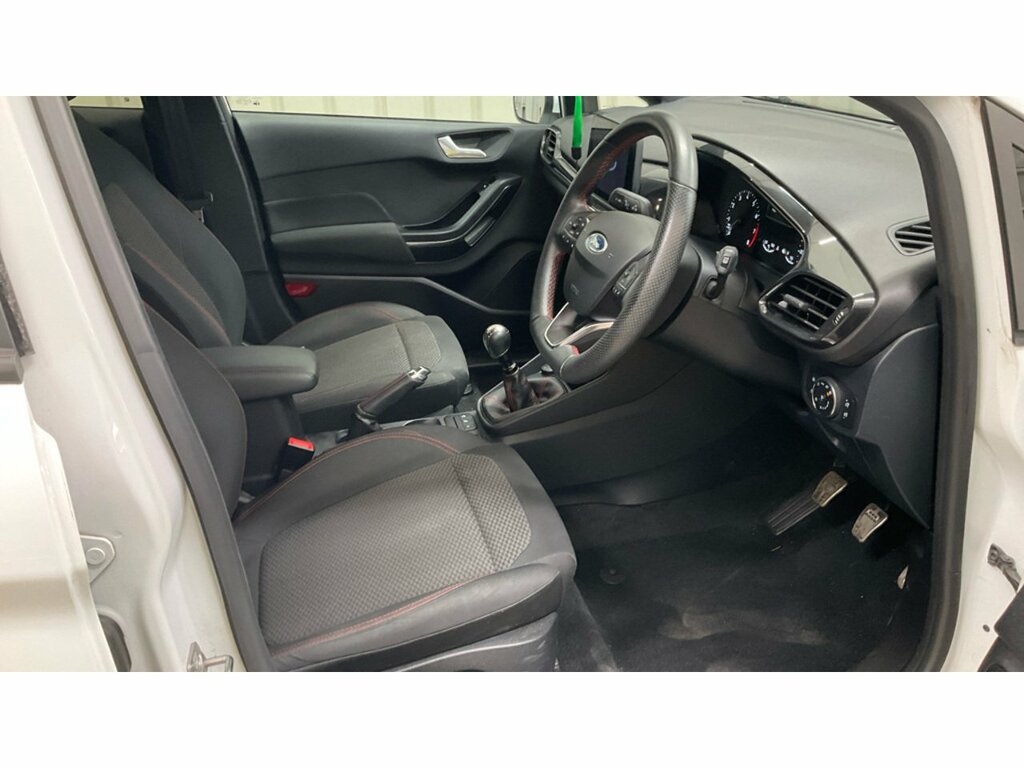 Ford Fiesta T Ecoboost Mhev St-line Edition GX21LZJ White #3