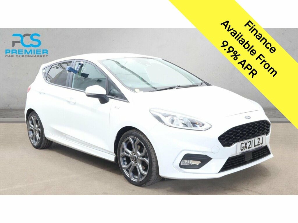 Ford Fiesta T Ecoboost Mhev St-line Edition White