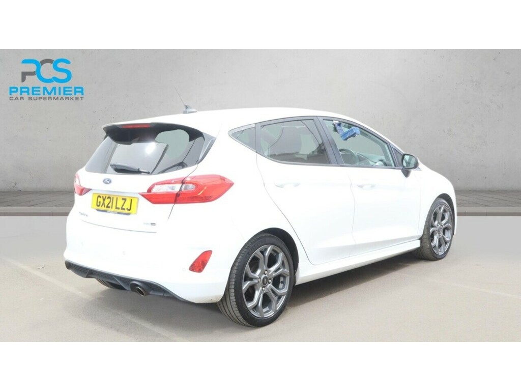 Ford Fiesta T Ecoboost Mhev St-line Edition GX21LZJ White #4