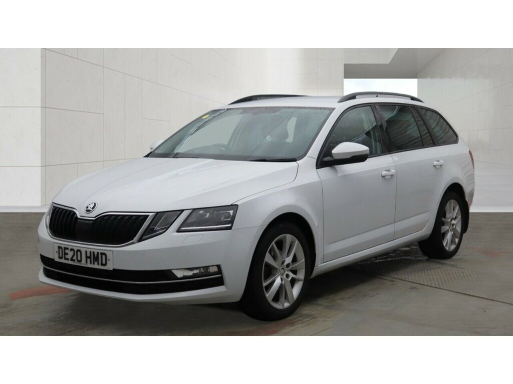 Skoda Octavia Tdi Se L White #2