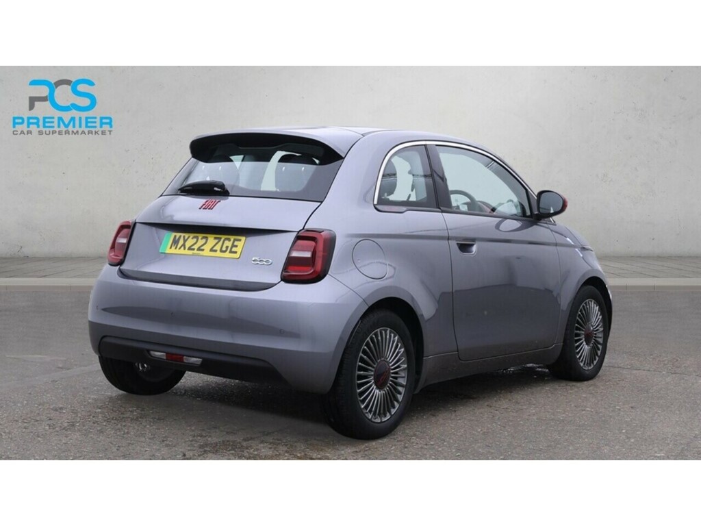 Fiat 500E Red Grey #4