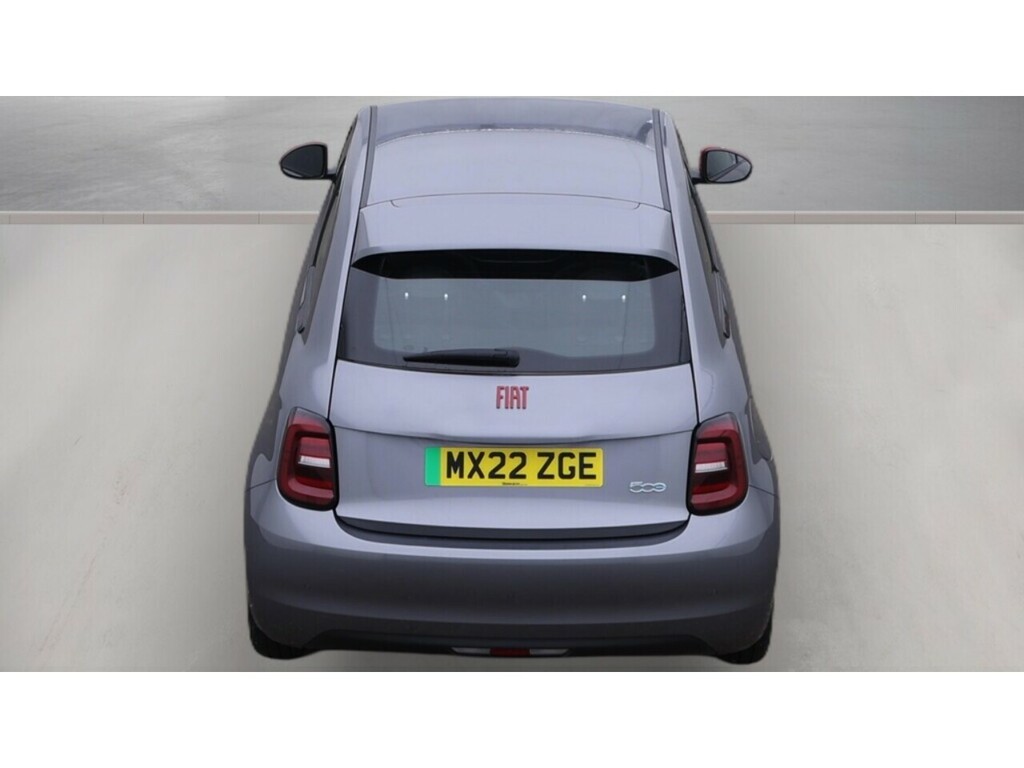 Fiat 500E Red Grey #6