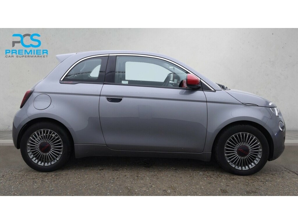 Fiat 500E Red Grey #2