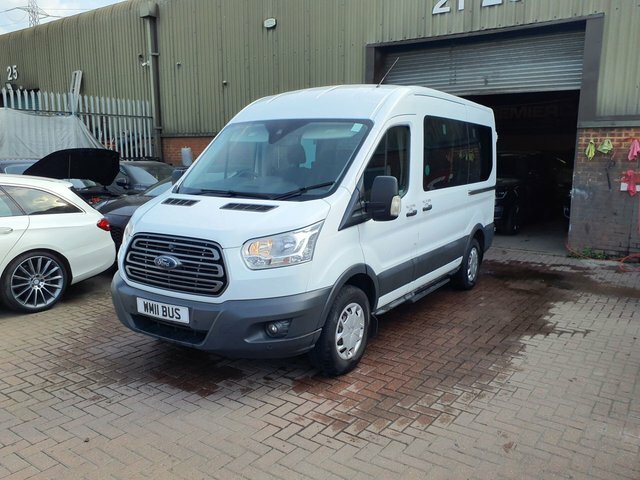 Ford Transit Custom 2.2 Tdci 350 Hdt Trend Minibus L WM11BUS White #3