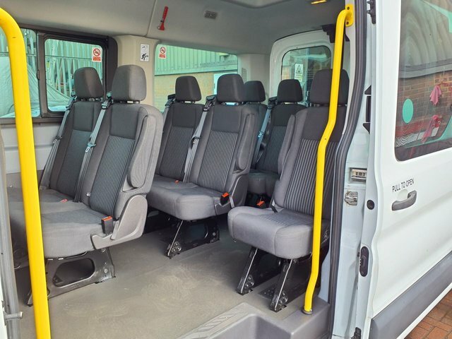 Ford Transit Custom 2.2 Tdci 350 Hdt Trend Minibus L WM11BUS White #5