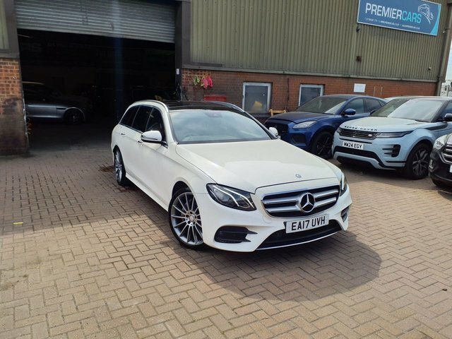 Mercedes-Benz E Class 2.0 E220d Amg Line Premium Estate G-t White
