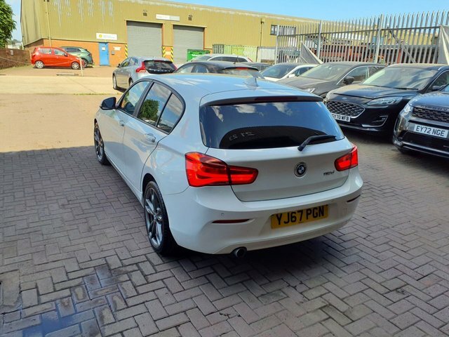 BMW 1 Series 2.0 118D Se Hatchback Euro 6 S S YJ67PGN White #4