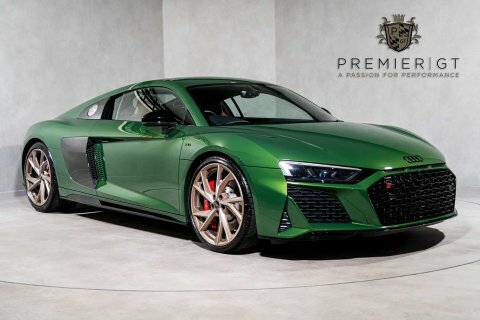 Audi R8 V10 Performance Edition. Green
