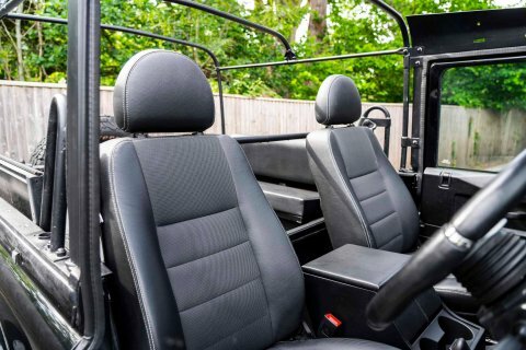 Land Rover Defender 90 Td Soft Top Black #2