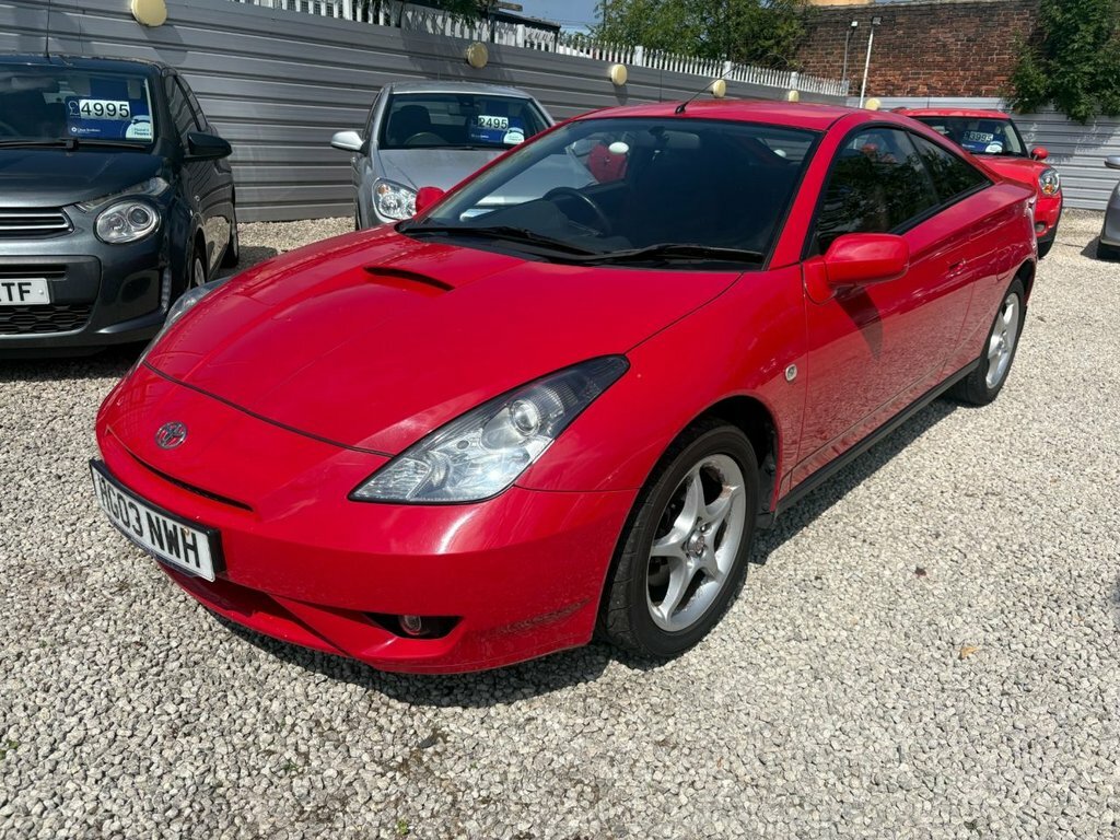 Toyota Celica Coupe Red #3