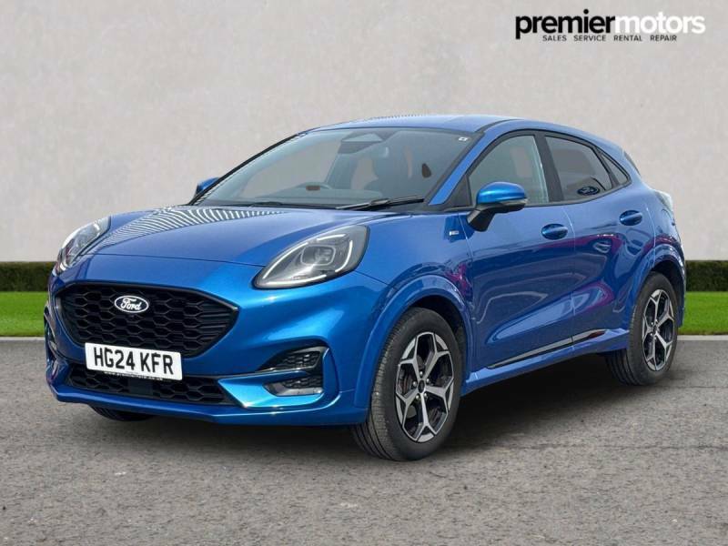 Ford Puma 1.0 Ecoboost Hybrid Mhev St-line Dct HG24KFR Blue #2