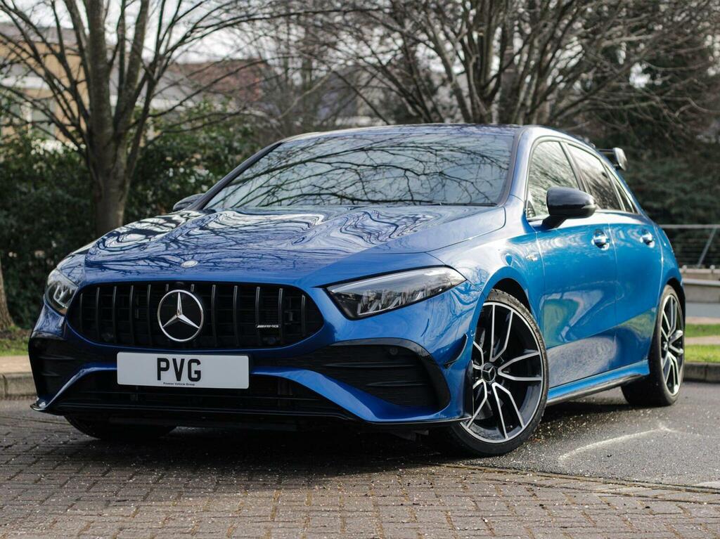 Mercedes-Benz A Class Hatchback 2.0 A35h Mhev Amg Touring Edition 7G-dct MP24KPG Blue #4