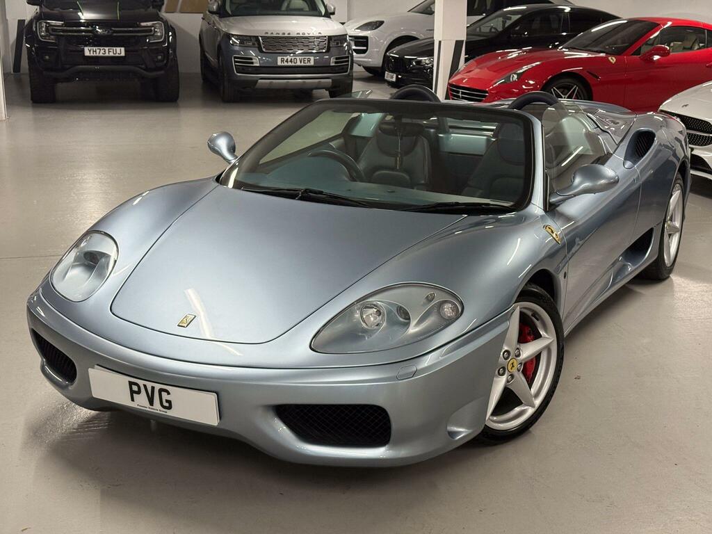 Ferrari 360 Convertible 3.6 Spider F1 200404 Blue #6