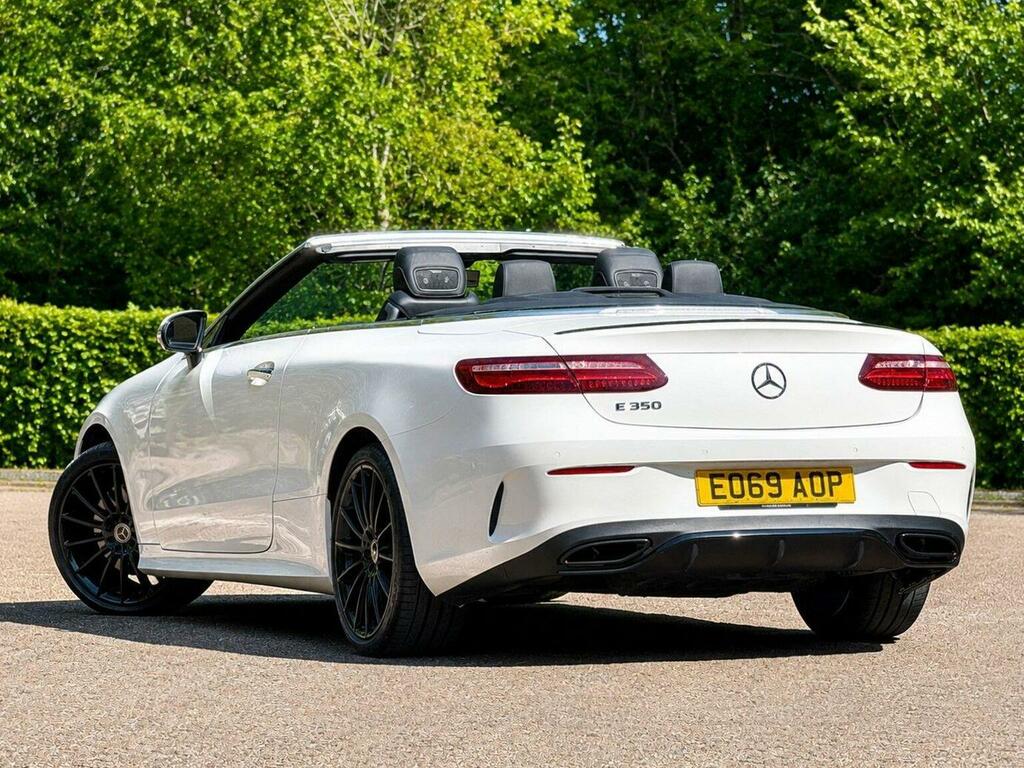 Mercedes-Benz E Class Convertible 2.0 E350 Amg Line Cabriolet G-tronic EO69AOP White #2