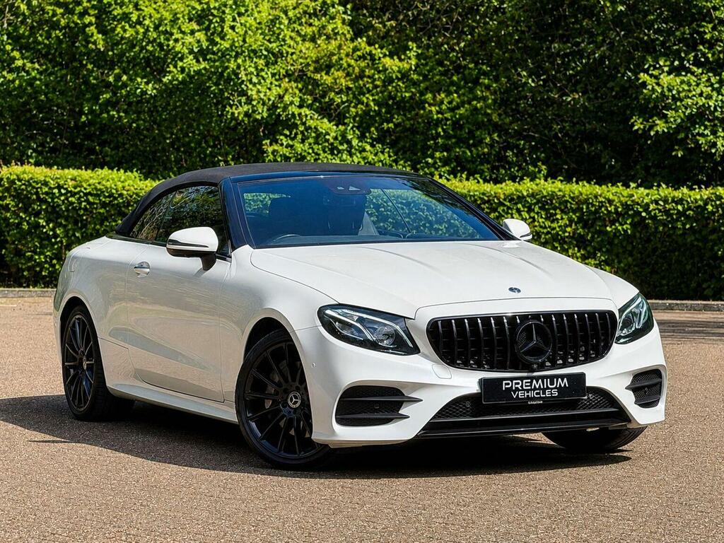 Mercedes-Benz E Class Convertible 2.0 E350 Amg Line Cabriolet G-tronic EO69AOP White #4