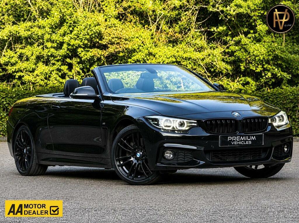 BMW 4 Series Convertible 2.0 430I M Sport Euro 6 Ss Black