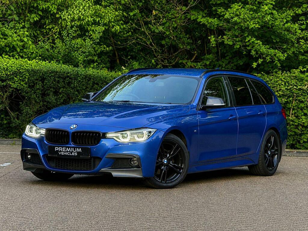 BMW 3 Series Estate 2.0 318D M Sport Touring Euro 6 Ss YB19ZCJ Blue #6