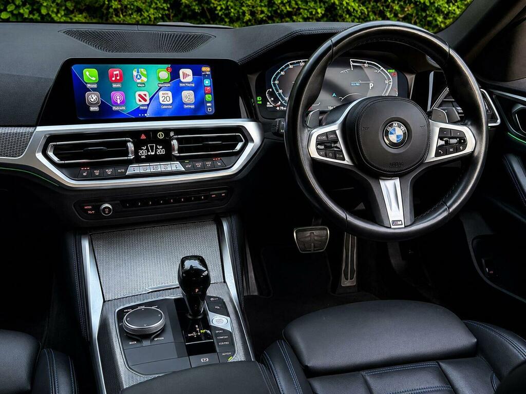 BMW 4 Series Gran Coupe Hatchback 2.0 420D Mht M Sport Euro 6 Ss 5 WP72XKD Black #3