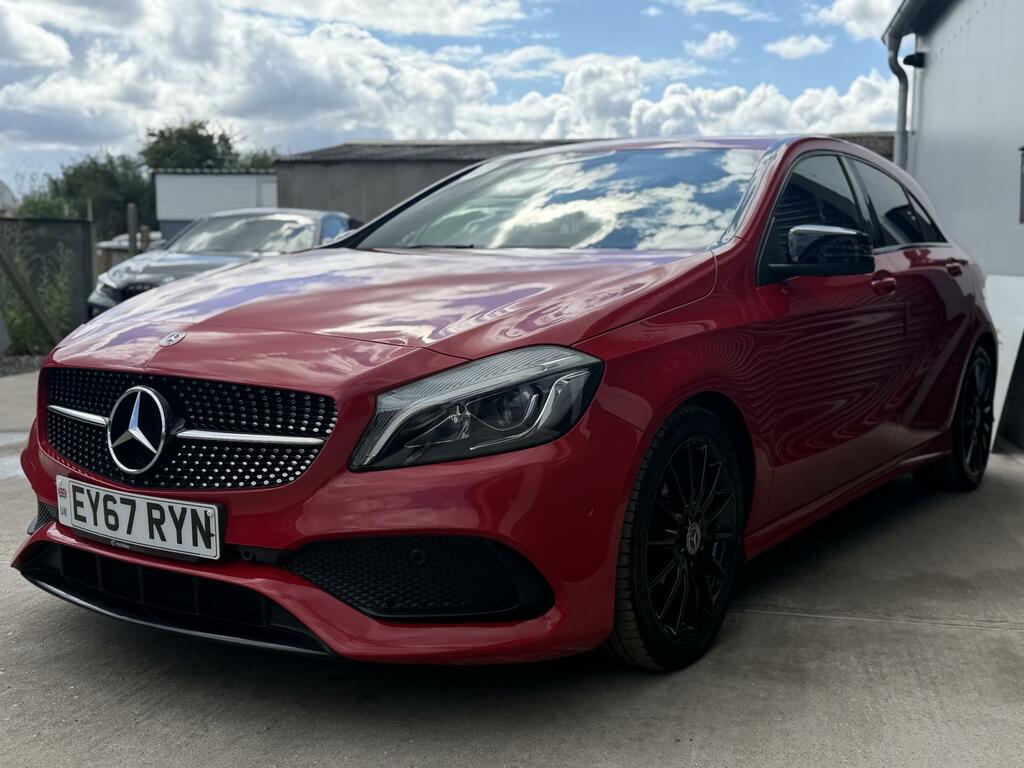 Mercedes-Benz A Class Amg Line EY67RYN Red #3