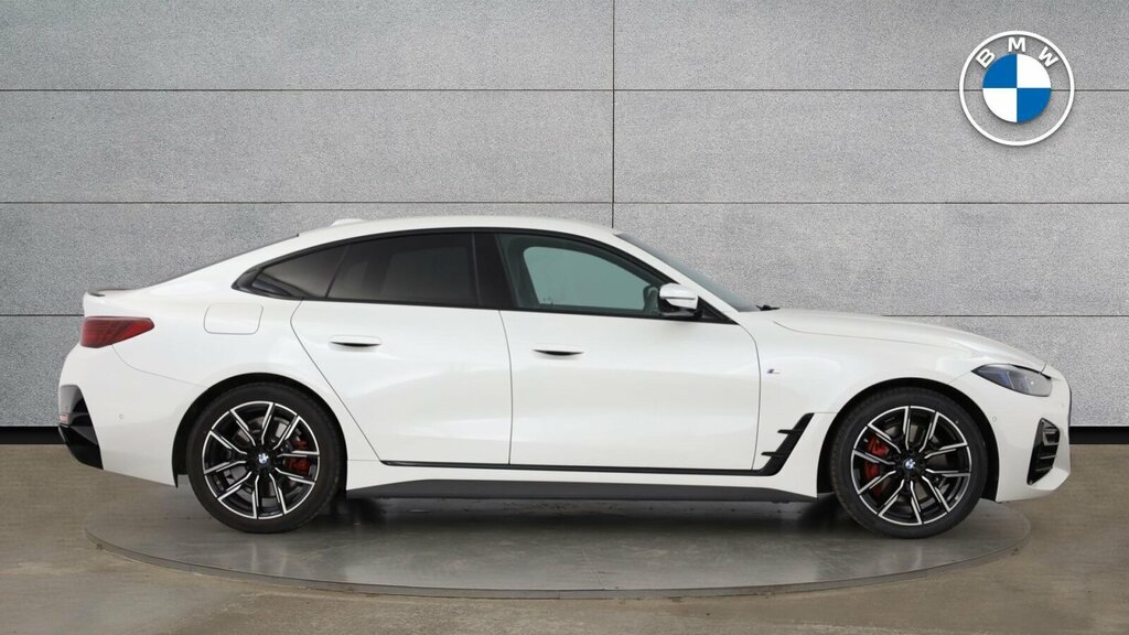 BMW 4 Series Gran Coupe 420I M Sport Gran Coupe White #3
