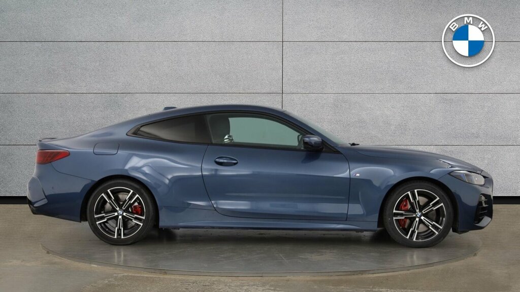 BMW 4 Series Gran Coupe 420I M Sport Coupe Blue #3