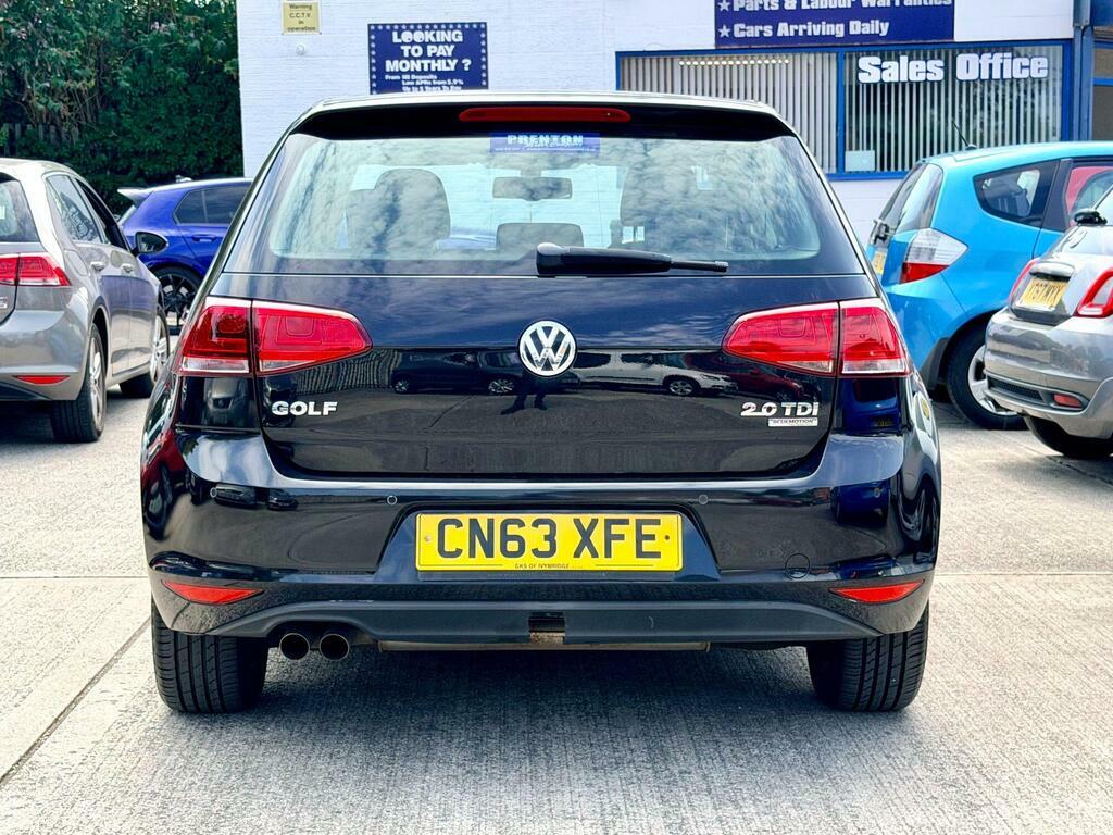 Volkswagen Golf 2.0 Tdi Bluemotion Tech Se Euro 5 S S CN63XFE Black #4