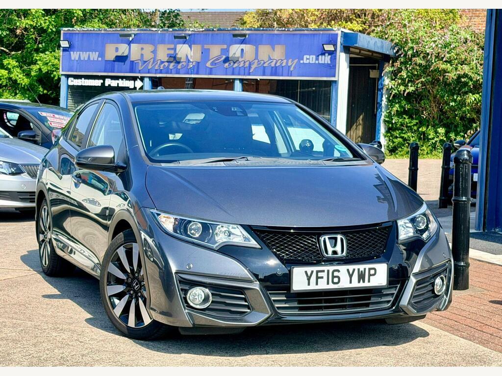 Honda Civic 1.4 I-vtec Se Plus Navi Euro 6 S S Grey