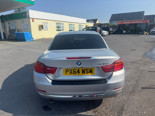BMW 4 Series Luxury 2.0Td 188Bhp Convertible Silver #6