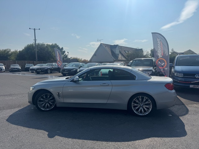 BMW 4 Series Luxury 2.0Td 188Bhp Convertible Silver #4