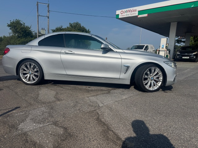 BMW 4 Series Luxury 2.0Td 188Bhp Convertible Silver #5