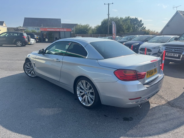 BMW 4 Series Luxury 2.0Td 188Bhp Convertible Silver #2
