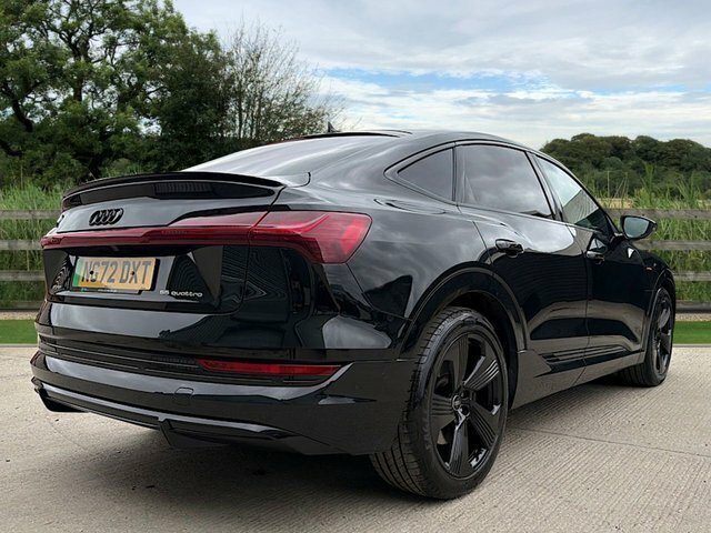 Audi E-Tron S S Line Sportback Black #2