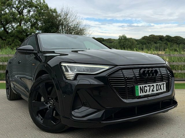 Audi E-Tron S S Line Sportback Black