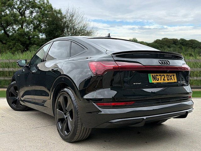 Audi E-Tron S S Line Sportback Black #4