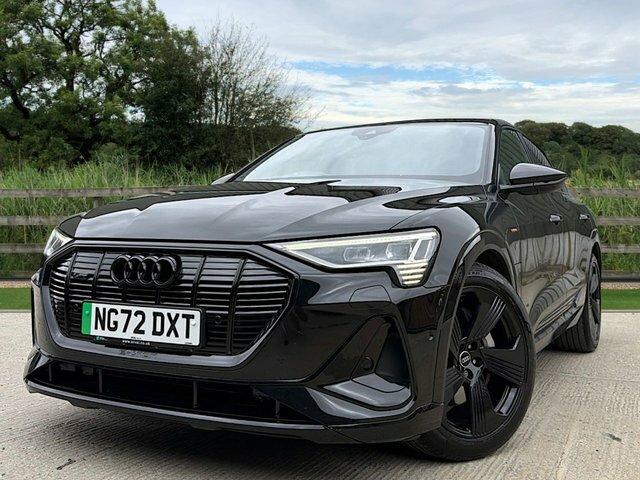 Audi E-Tron S S Line Sportback Black #3