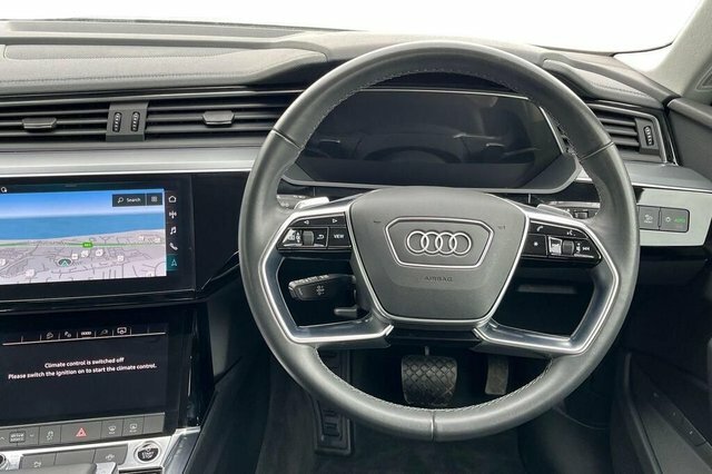 Audi Q8 e tron Sport Suv White #4