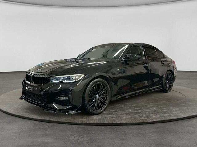 BMW 3 Series 318I M Sport Saloon YY71BLF Black #3