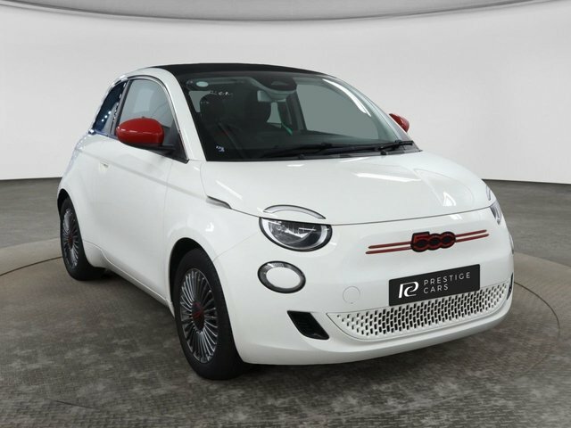 Fiat 500E C Red Convertible Red