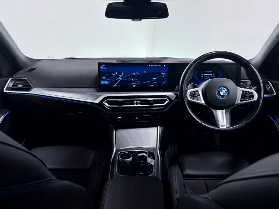 BMW 3 Series 330E Xdrive M Sport Saloon MD73NZX Black #2