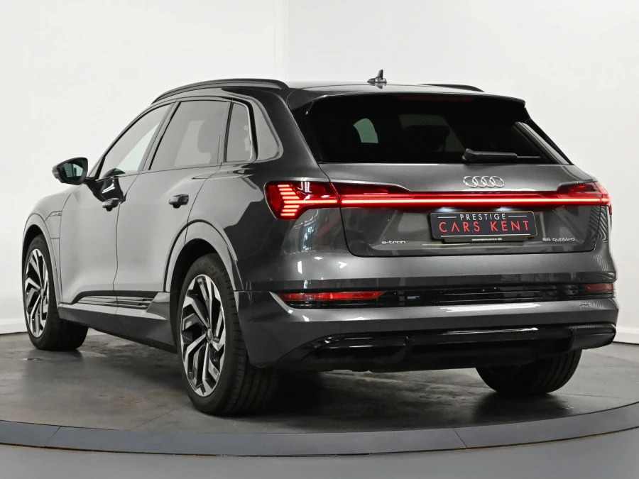 Audi E-tron 55 Black Edition Suv Quattro 95K HJ23VXC Grey #3