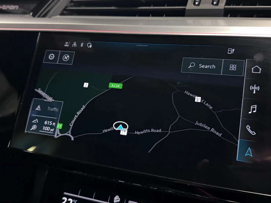 Audi E-tron 55 Black Edition Suv Quattro 95K HJ23VXC Grey #6