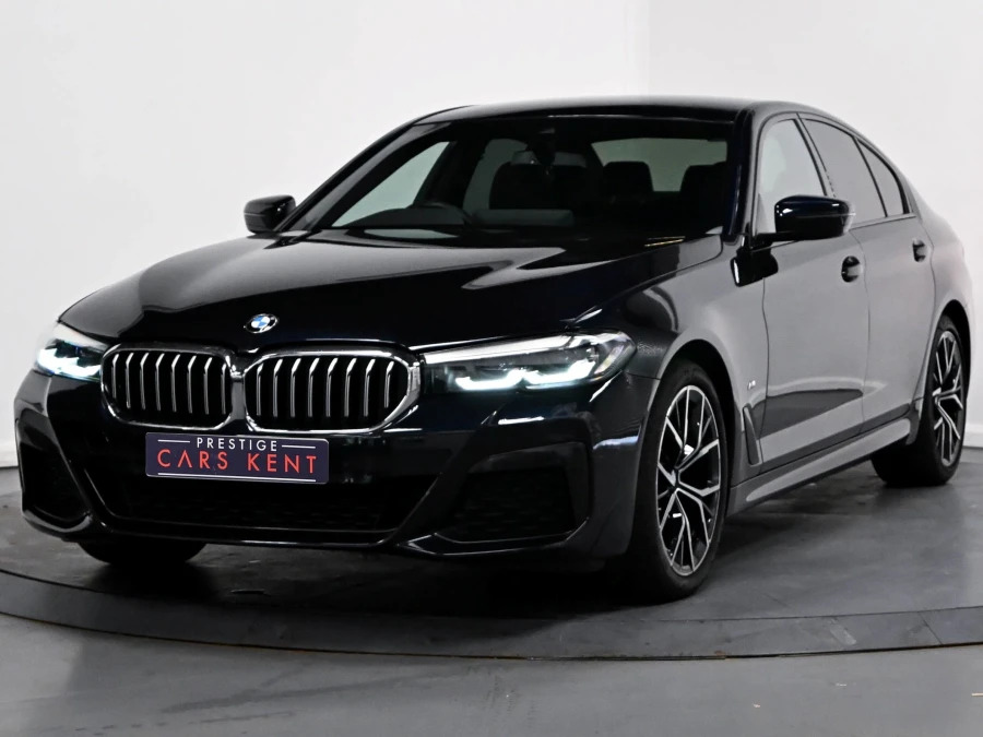 BMW 5 Series 520D Xdrive M Sport Saloon MA22COJ Black #5