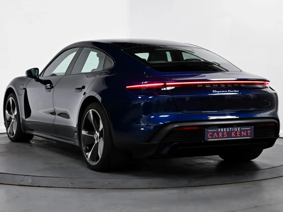 Porsche Taycan Performance Plus 93.4Kwh Turbo Saloon Blue #3