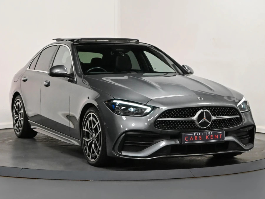 Mercedes-Benz C Class 2.0 C220dh Mhev Amg Line Premium Plus Saloon Grey