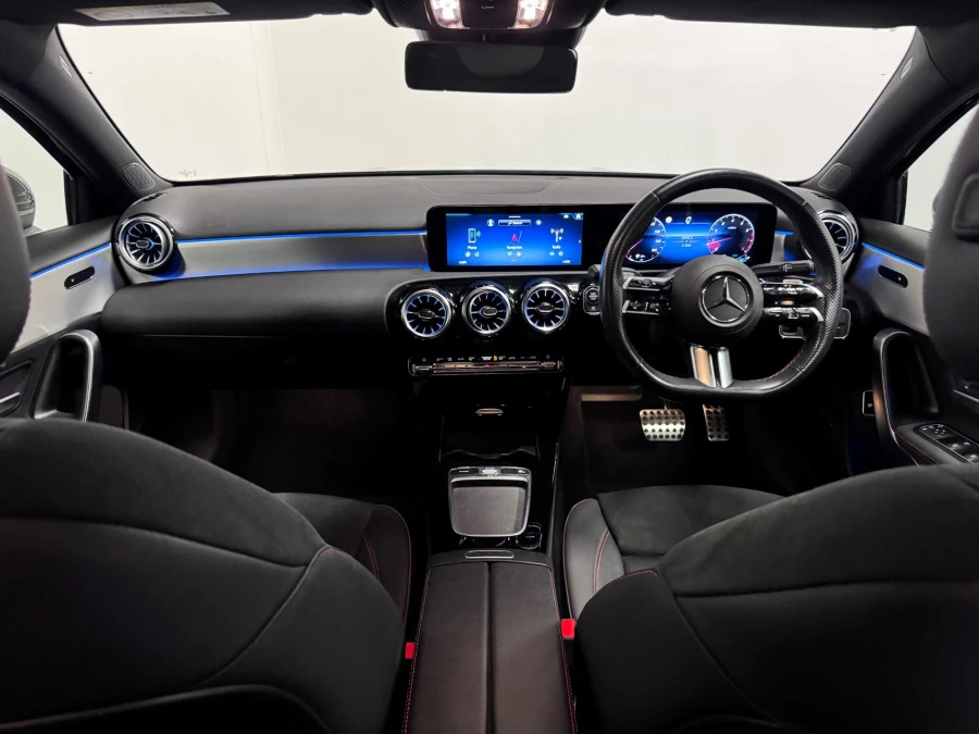 Mercedes-Benz A Class 1.3 A180h Mhev Amg Line Premium Saloon Petro Black #2