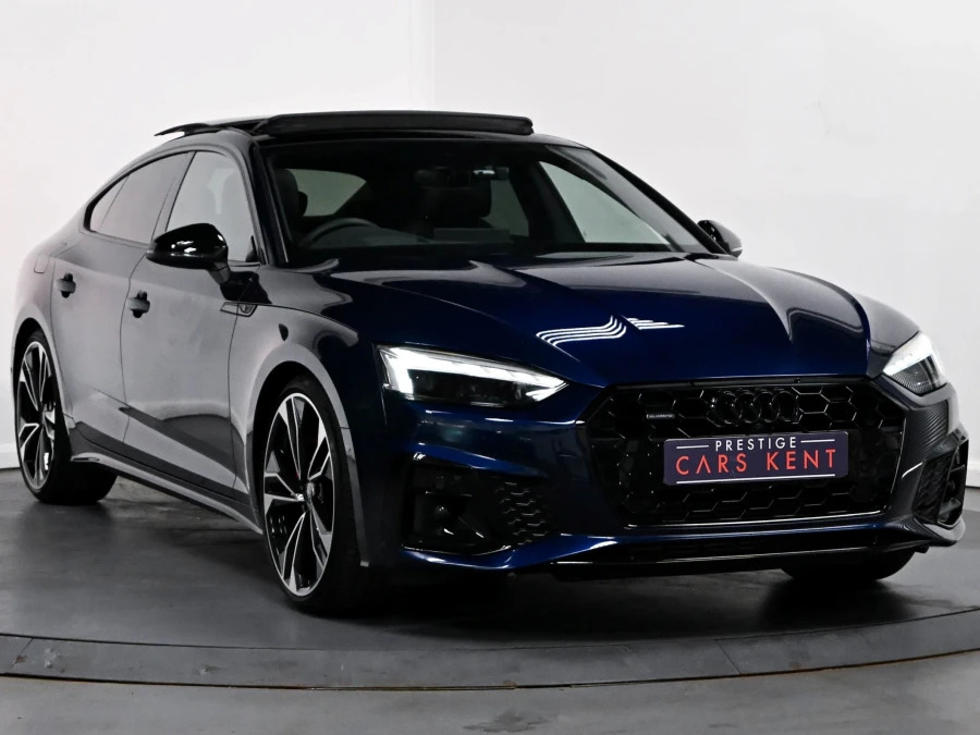 Audi A5 2.0 Tfsi 45 Black Edition Sportback S T Blue